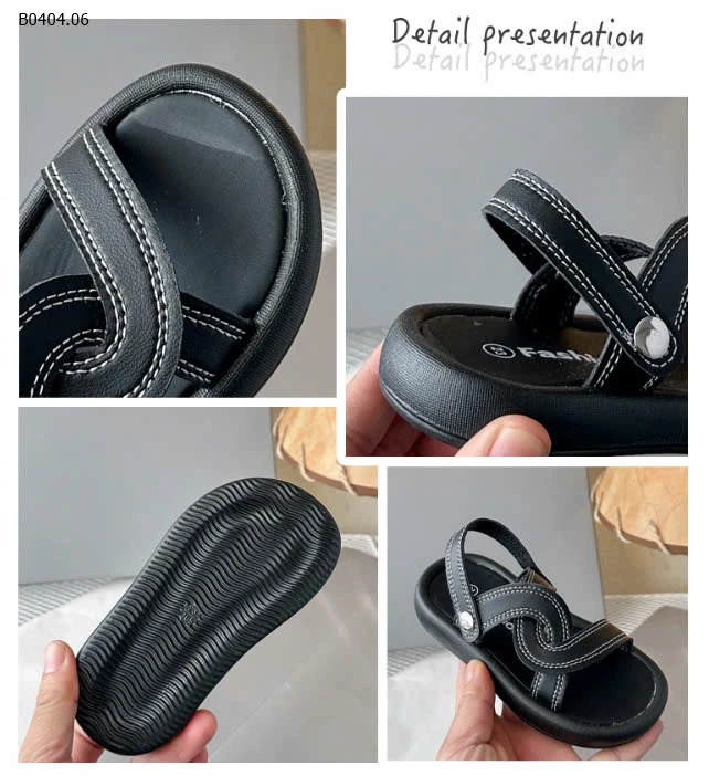 SANDAL DA MỀM QUAI XOẮN CHO BÉ -sỉ Sz 21-26 : 108k            Sz 27-32 : 118k 