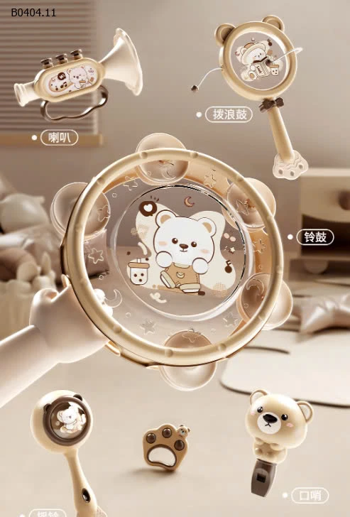 SET ĐỒ CHƠI ÂM THANH 6 MÓN CHO BÉ-sỉ 112k