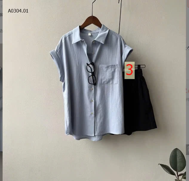 SƠ MI TAY HẾN TÚI NGỰC-sỉ 134k