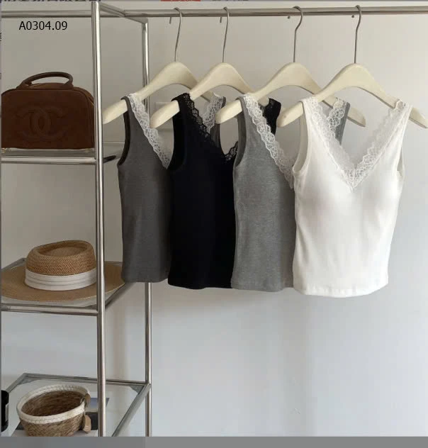 ÁO VIỀN REN KÈM ĐỆM NGỰC CHO NỮ -sỉ 112k