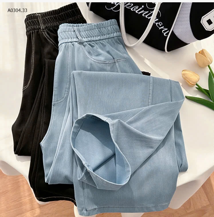 QUẦN JEAN TENCEL ỐNG RỘNG-sỉ 155k