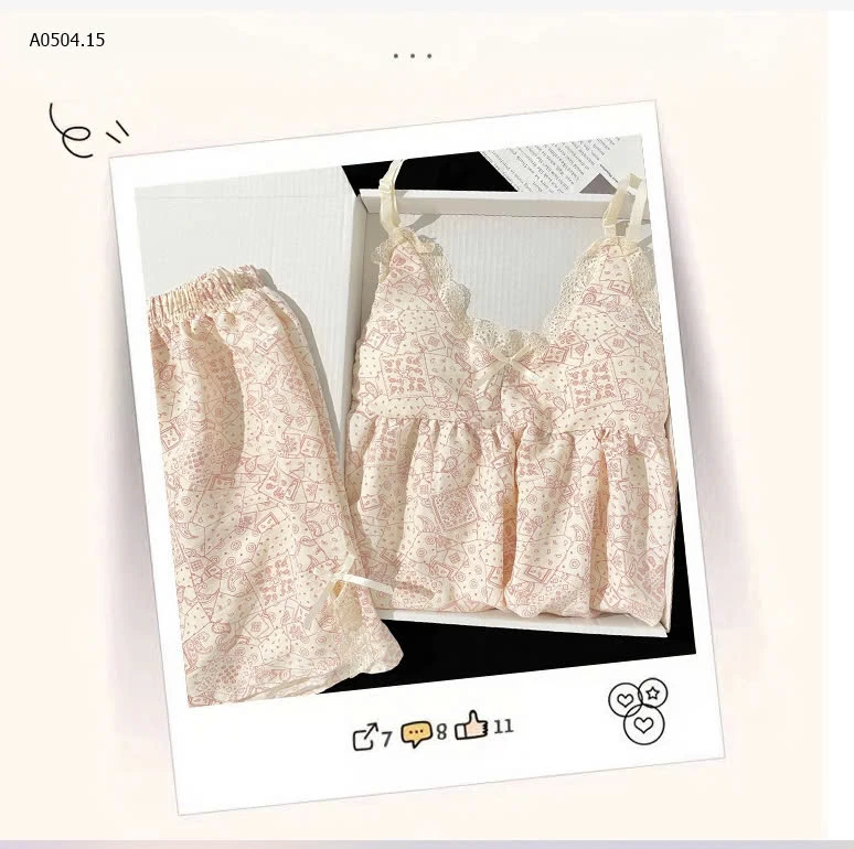 BỘ NGỦ 2 DÂY DỄ THƯƠNG -sỉ 133k