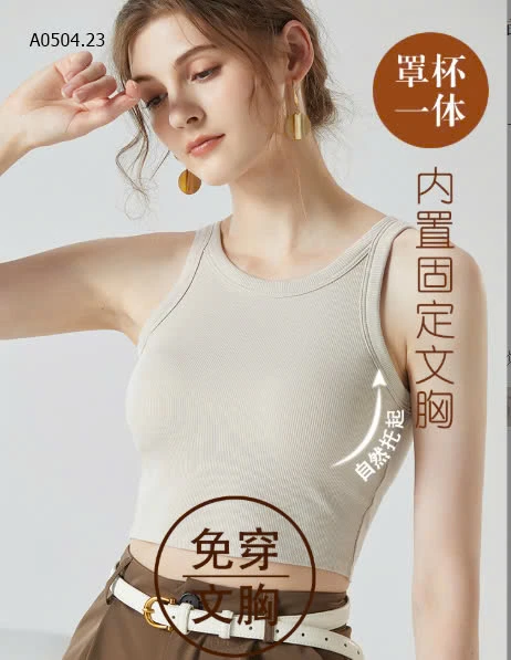 CROPTOP 3 LỖ KÈM BRAsỉ 125k