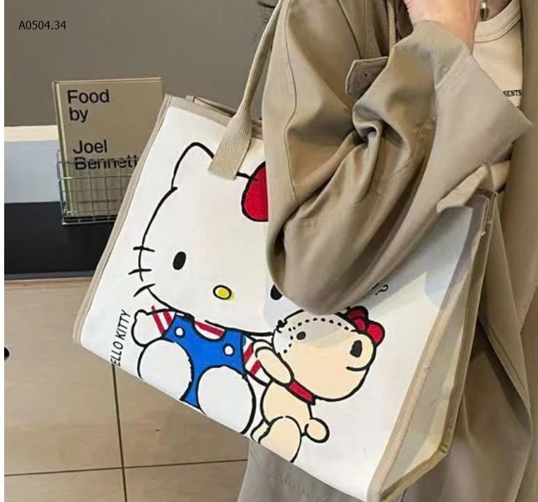 TÚI TOTE HELLO KITTY-sỉ 64k