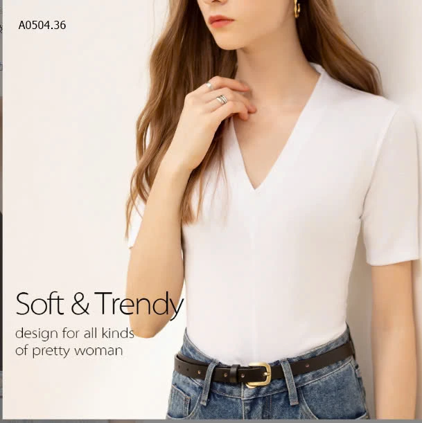 ÁO CỔ V CANVAUS CHO NỮ -sỉ 140k