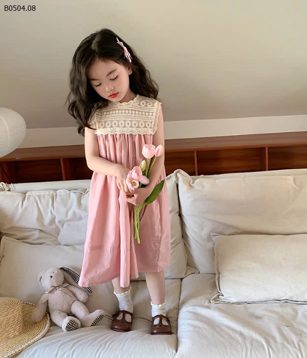 Váy bé gái phối ren AMBB -sỉ 152k