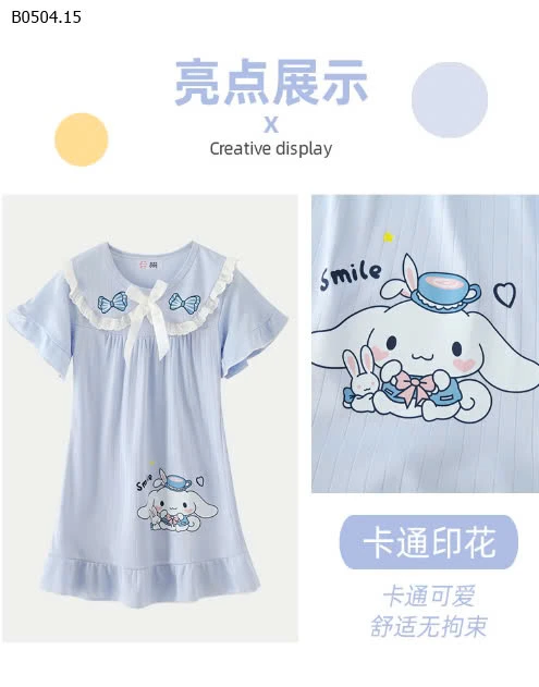 VÁY MẶC NHÀ BÉ GÁI-sỉ 80k