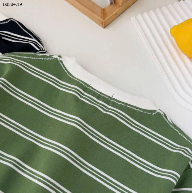 ÁO PHÔNG KẺ CHO BÉ TRAI -sỉ 138k