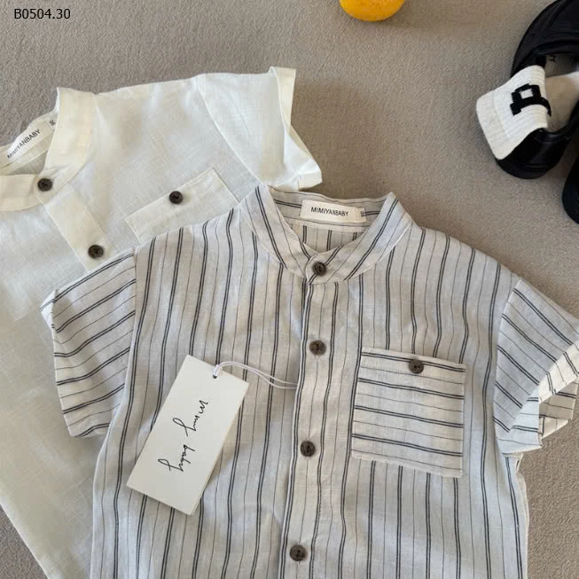 Sơ mi cộc tay túi ngực MMY -sỉ 146k