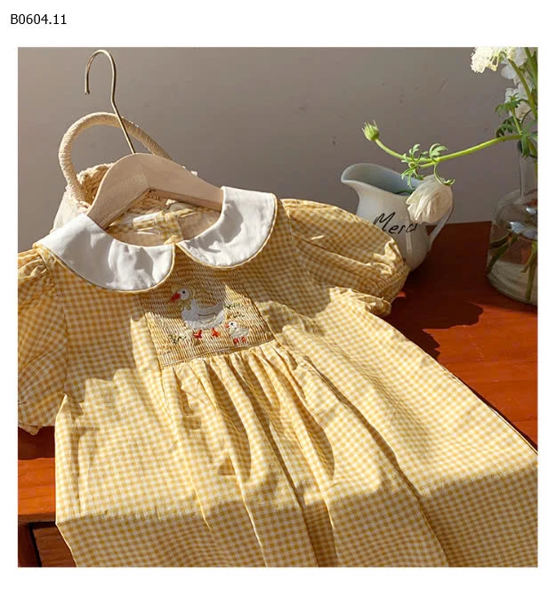 VÁY CARO VỊT VÀNG -sỉ 168k