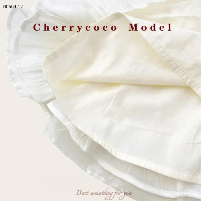 VÁY CÔNG CHÚA BÉ GÁI CHERRY COCO-sỉ 222k