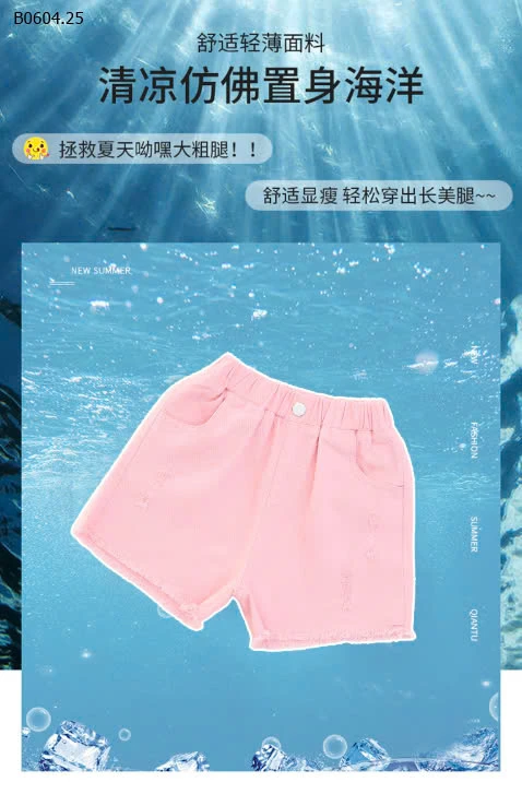 QUẦN SOOC BÉ GÁI-sỉ 85k