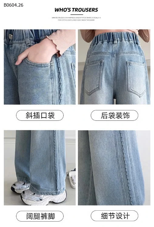 QUẦN JEAN BÉ GÁI-sỉ 127k