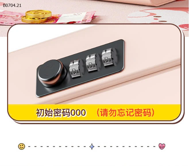 HỘP TIẾT KIỆM KHÓA  MẬT KHẨU -sỉ 148k