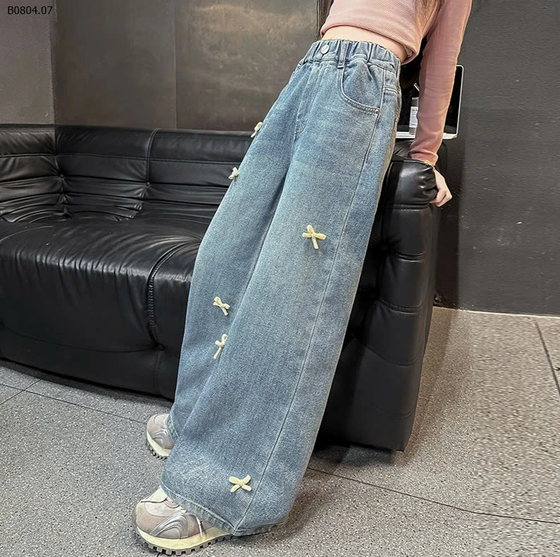 QUẦN JEAN ÔNG RỘNG BÉ GÁI -sỉ 157k