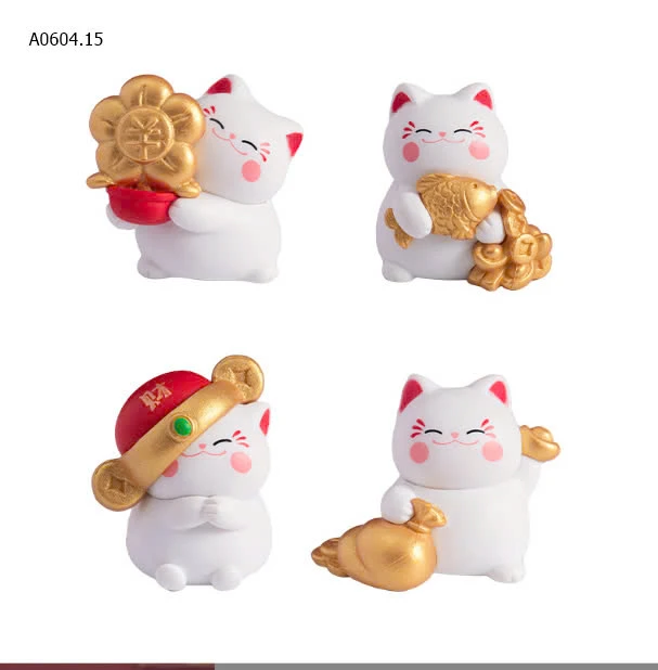 SET 4 MÈO THẦN TÀI-sỉ 47k