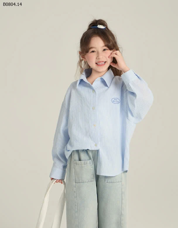 SƠ MI BÉ GÁI HÃNG AMBB KIDS CUTE -sỉ 125k
