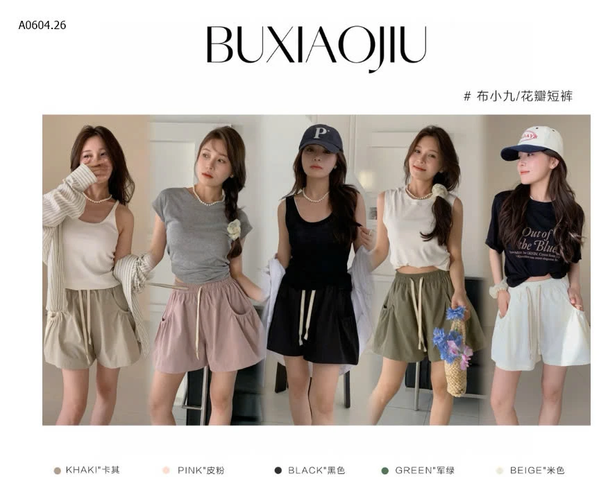 Quần sooc xinh nữ -sỉ 123k