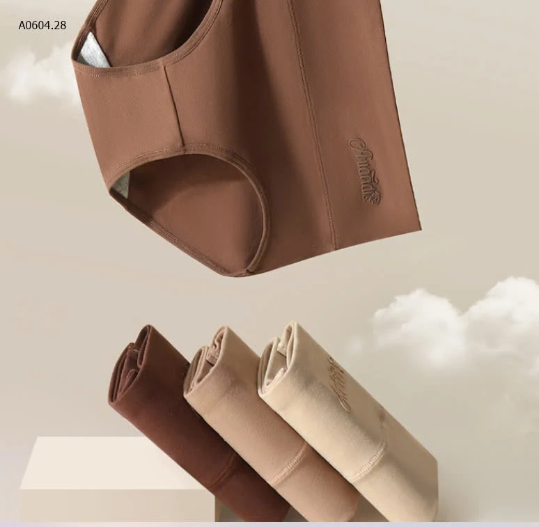 SET 4 QUẦN CHIP CẠP CAO TONE MÀU DỊU KEOOOOO -sỉ 115k/set 4c mix màu