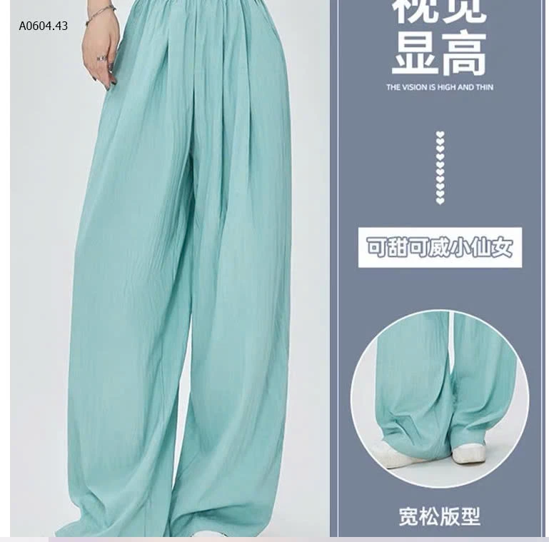 QUẦN SUÔNG CẠP CHUN CHO NỮ-sỉ 206k