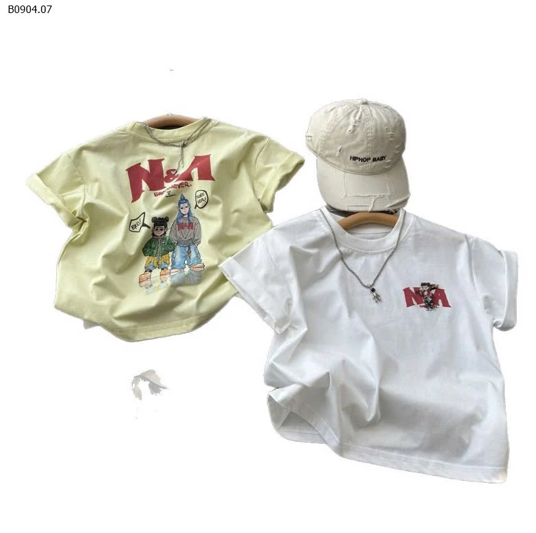 ÁO PHÔNG CỘC TAY CHO BÉ TRAI-sỉ 132k