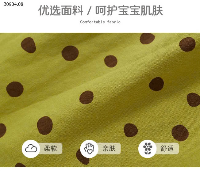 VÁY CHẤM BI BÉ GÁI PREMIUM -sỉ 110k