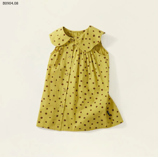 VÁY CHẤM BI BÉ GÁI PREMIUM -sỉ 110k