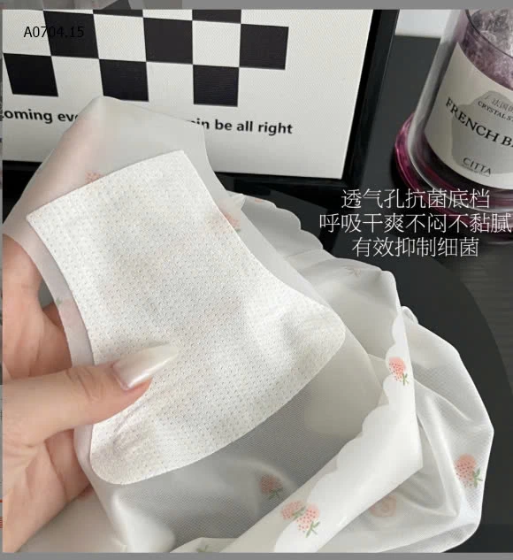 SET 6C QUẦN CHIP DÂU TÂY CHO NỮ -sỉ 72k/set 6c mix màu