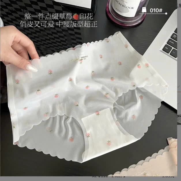 SET 6C QUẦN CHIP DÂU TÂY CHO NỮ -sỉ 72k/set 6c mix màu