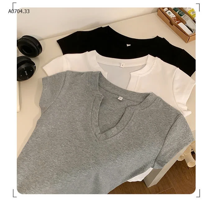 ÁO CROPTOP CỔ V NỮ-sỉ 115k