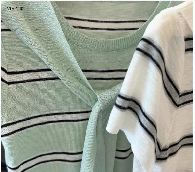 ÁO THUN DỆT KIM KÈM KHĂN -sỉ 161k