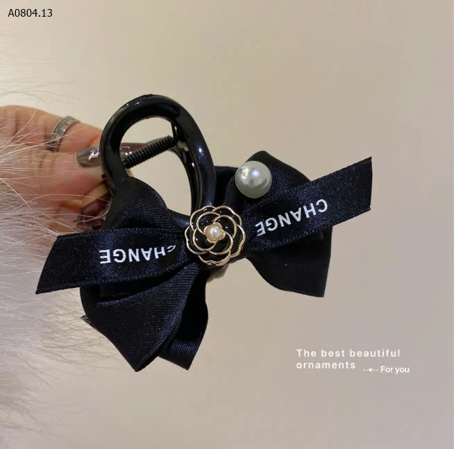 SET 2 KẸP TÓC NƠ HOA TRÀ-sỉ 43k/set 2c chọn màu 