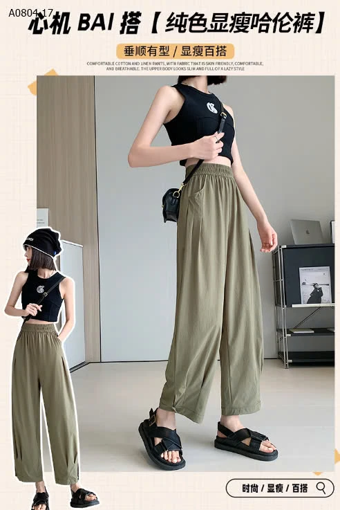 QUẦN ỐNG RỘNG LƯNG CHUN CHO NỮ -sỉ 125k