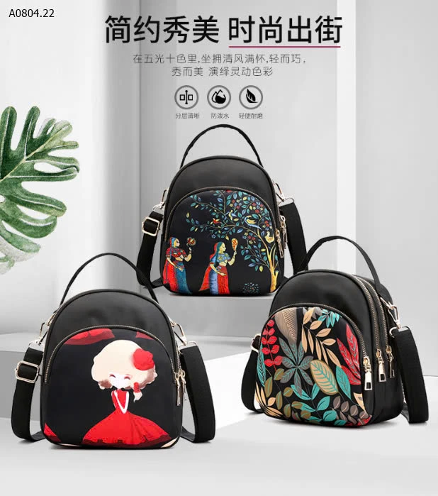 BALO MINI HOẠ TIẾT -sỉ 73k