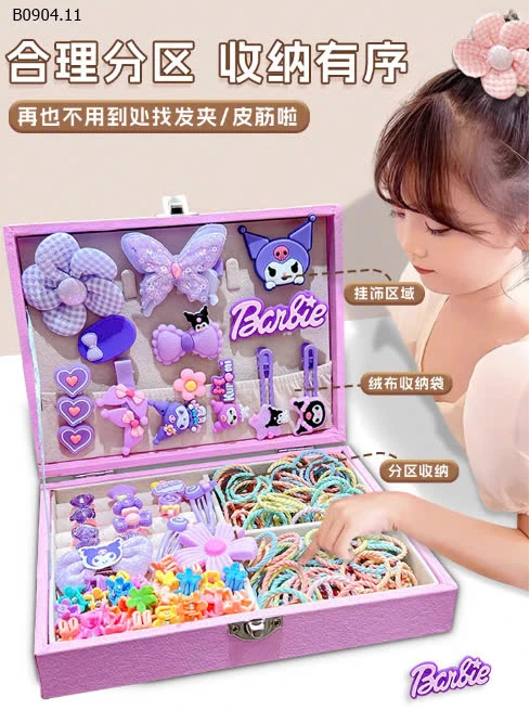 HỘP QUÀ TẶNG KẸP TÓC CỰC DỄ THƯƠNG CHO CÁC BÉ GÁI-sỉ 109k