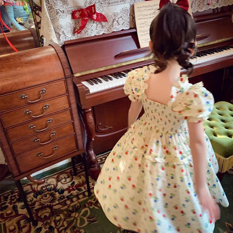 VÁY HOA TAY BỒNG CHO BÉ GÁI-sỉ 110k