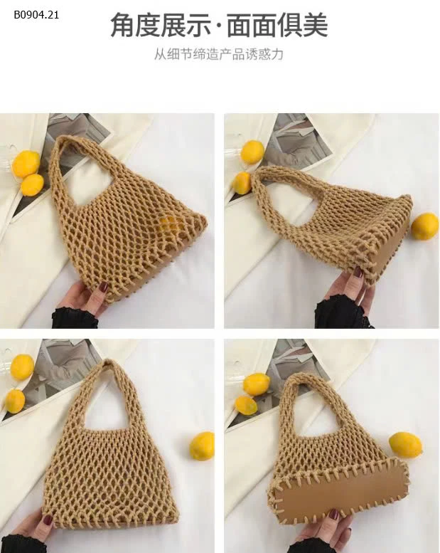 TÚI XÁCH LƯỚI SẮC MÀU QC-sỉ 85k