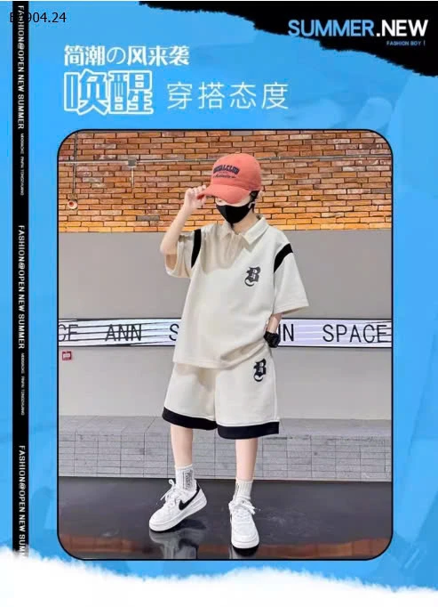 BỘ CỘC POLO CHO BÉ TRAI SZ ĐẠI-sỉ 140k