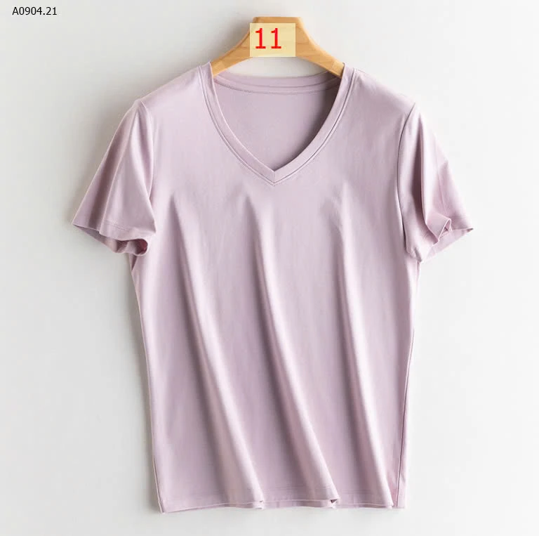 ÁO THUN TENCEL TRƠN CỔ TIM - CỔ TRÒN-sỉ 100k