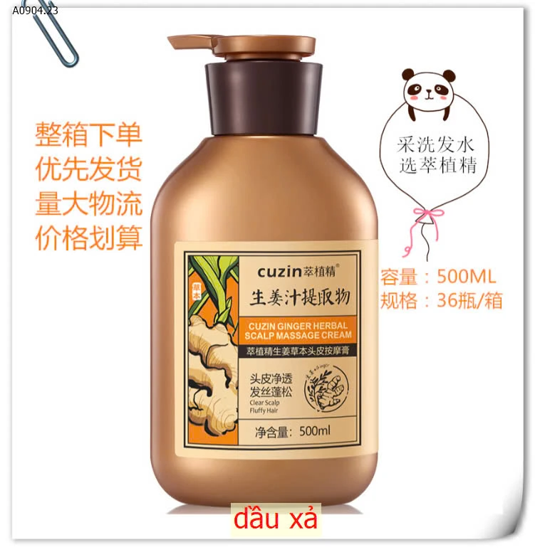 DẦU GỘI GỪNG CUZIN -sỉ 90k