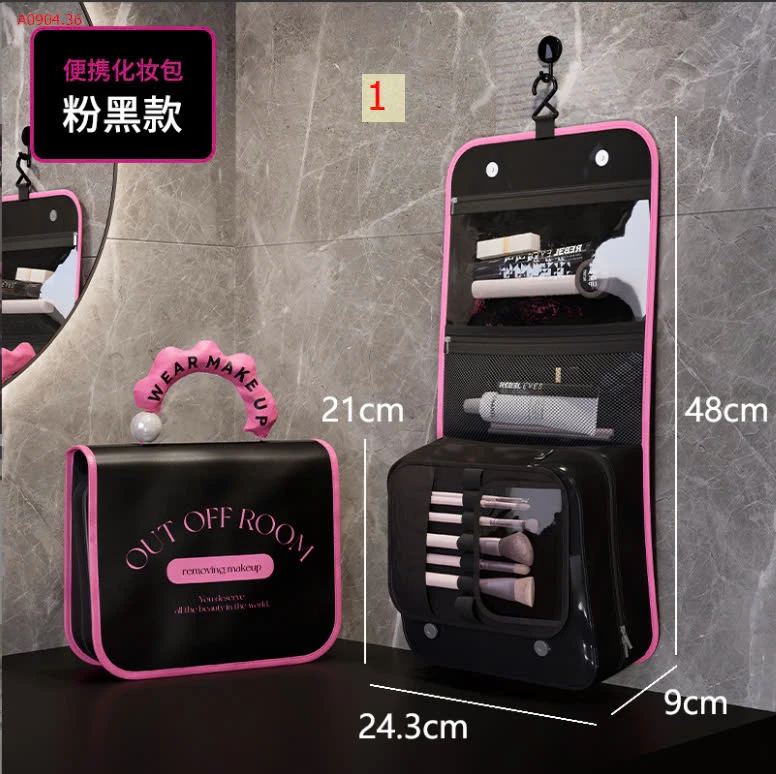 TÚI ĐỰNG ĐỒ TRANG ĐIỂM DU LỊCH TIỆN LỢI  -sỉ 100k