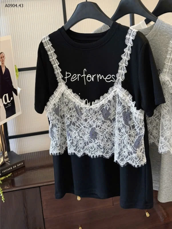 ÁO THUN GIẢ 2 MẢNH NỮ -sỉ 138k