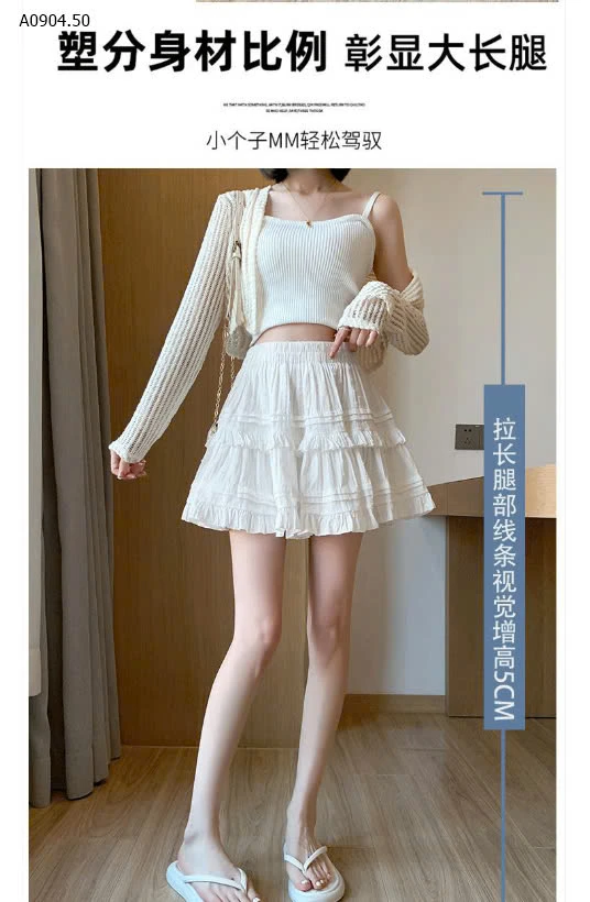 CHÂN VÁY NGẮN XOÈ-sỉ 115k