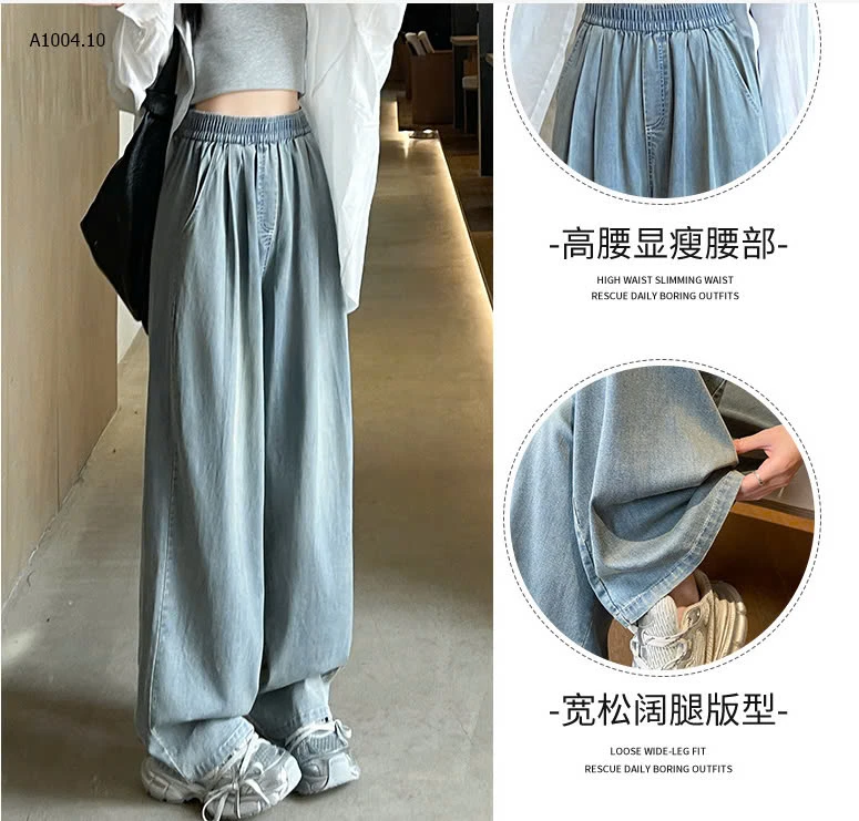 QUẦN JEAN TENCEL ỐNG RỘNG  - sỉ 172k
