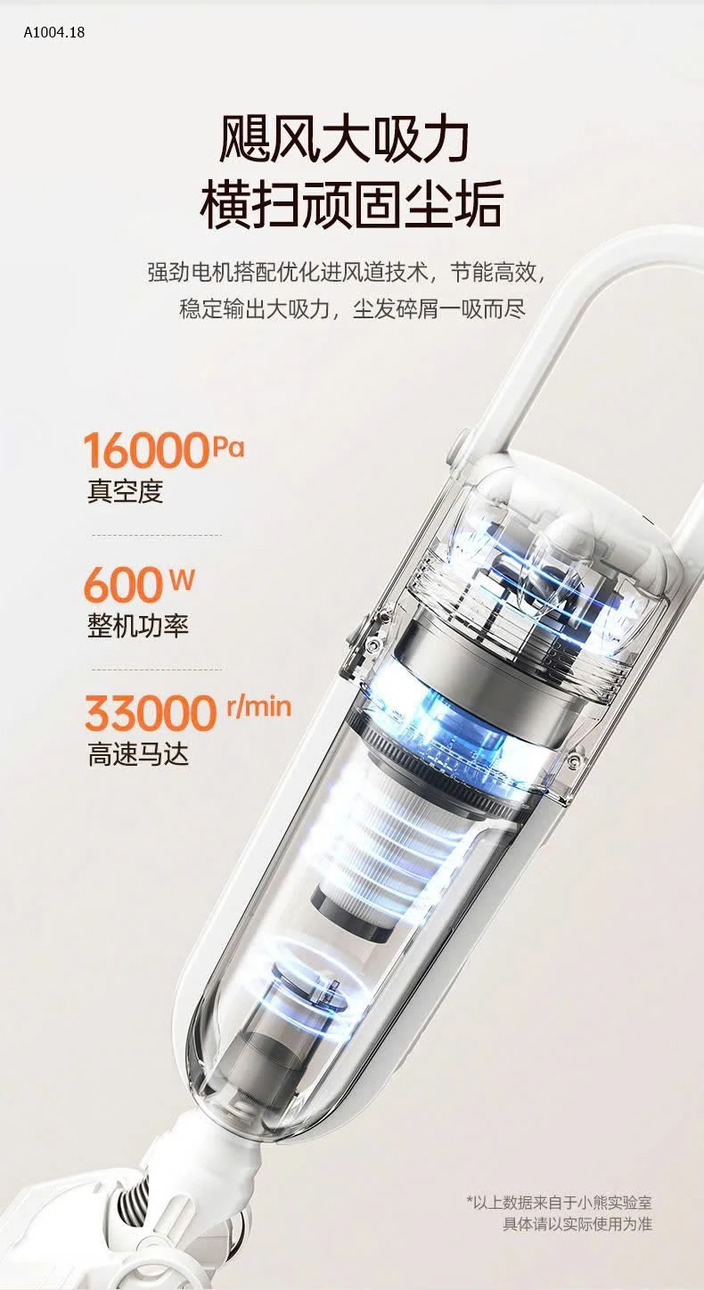 Máy hút bụi cầm tay Bear H6 16KPA  -Sỉ  471k