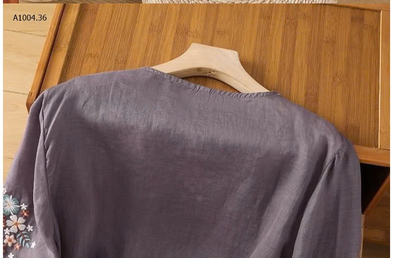   ÁO HOA TAY LỠ TRUNG TUỔI  - sỉ 125k