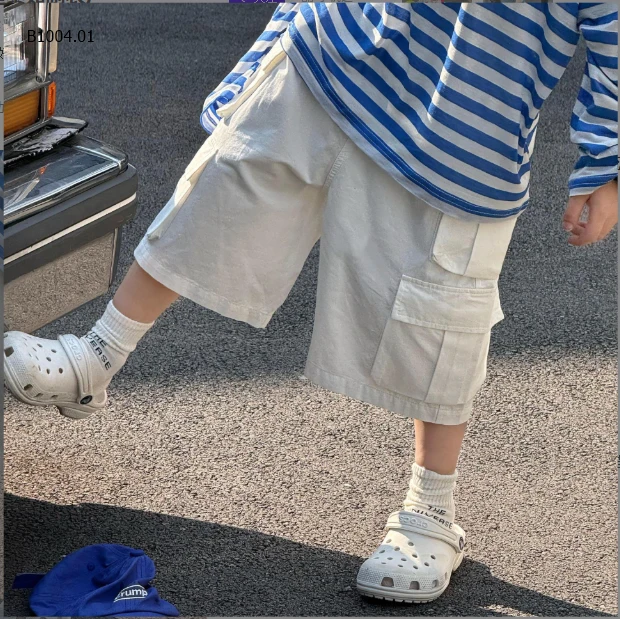 QUẦN SHORT LỬNG TÚI HỘP BÉN  - si 165k