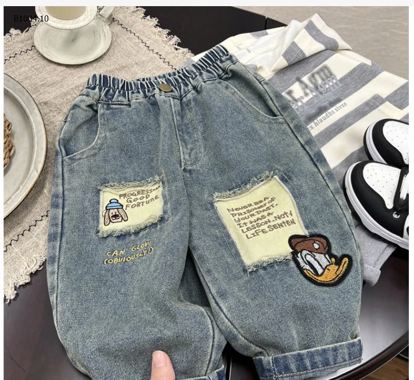 QUẦN JEAN HOẠT HÌNH CHO BÉ TRAI- sỉ 175k