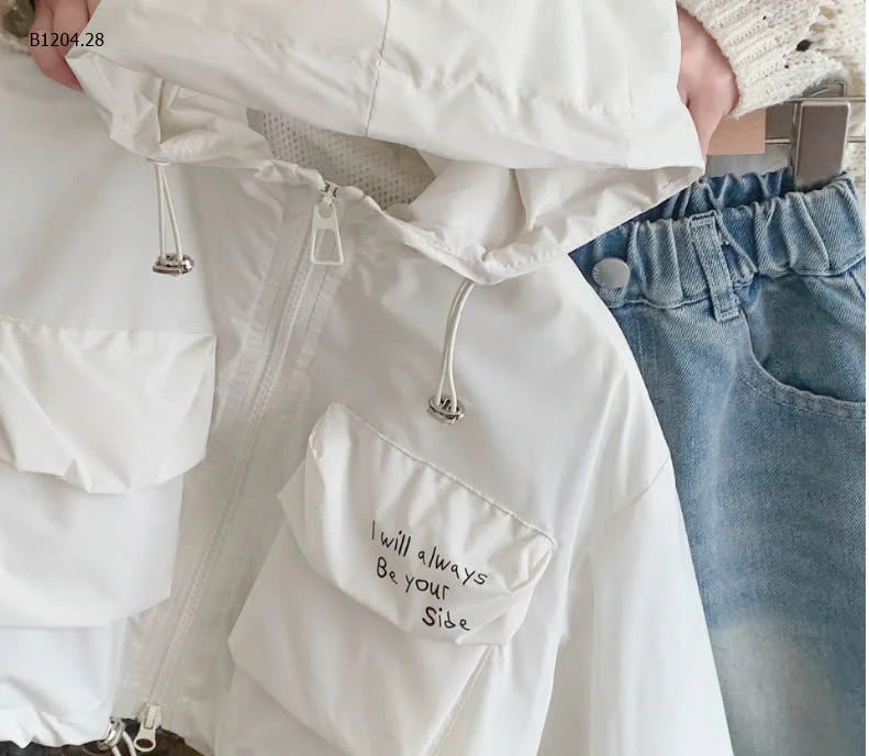 ÁO KHOÁC GIÓ 2 TÚI TO CHO BÉ TRAI BÉ GÁI-sỉ 177k