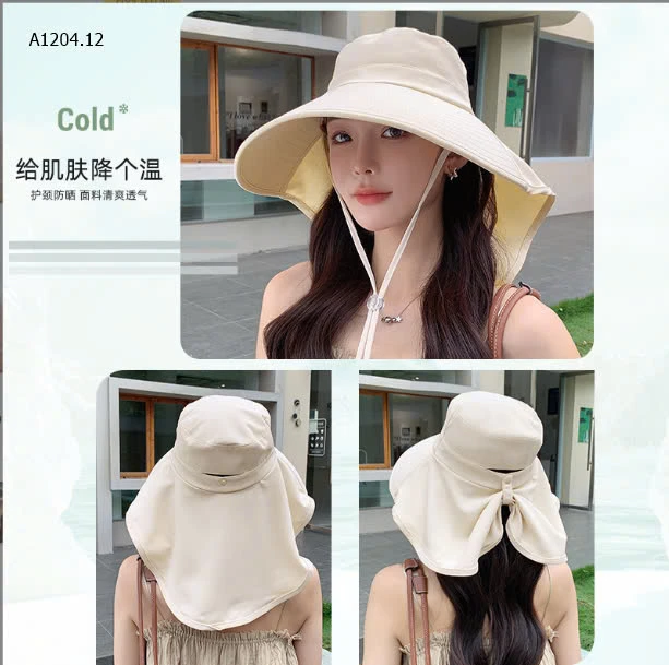    MŨ CHỐNG NẮNG VÀNH RỘNG - sỉ 39k